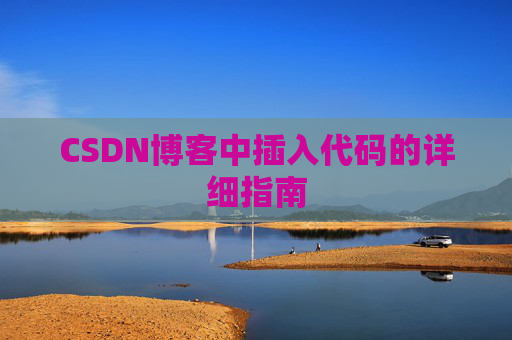 CSDN博客中插入代码的详细指南